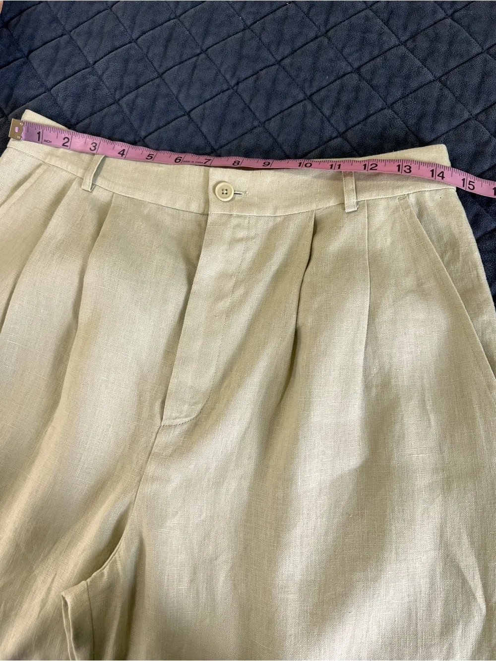 Reformation Vesta Linen Pants Women’s Size 6 Wide Leg Pleated Minimalist Work